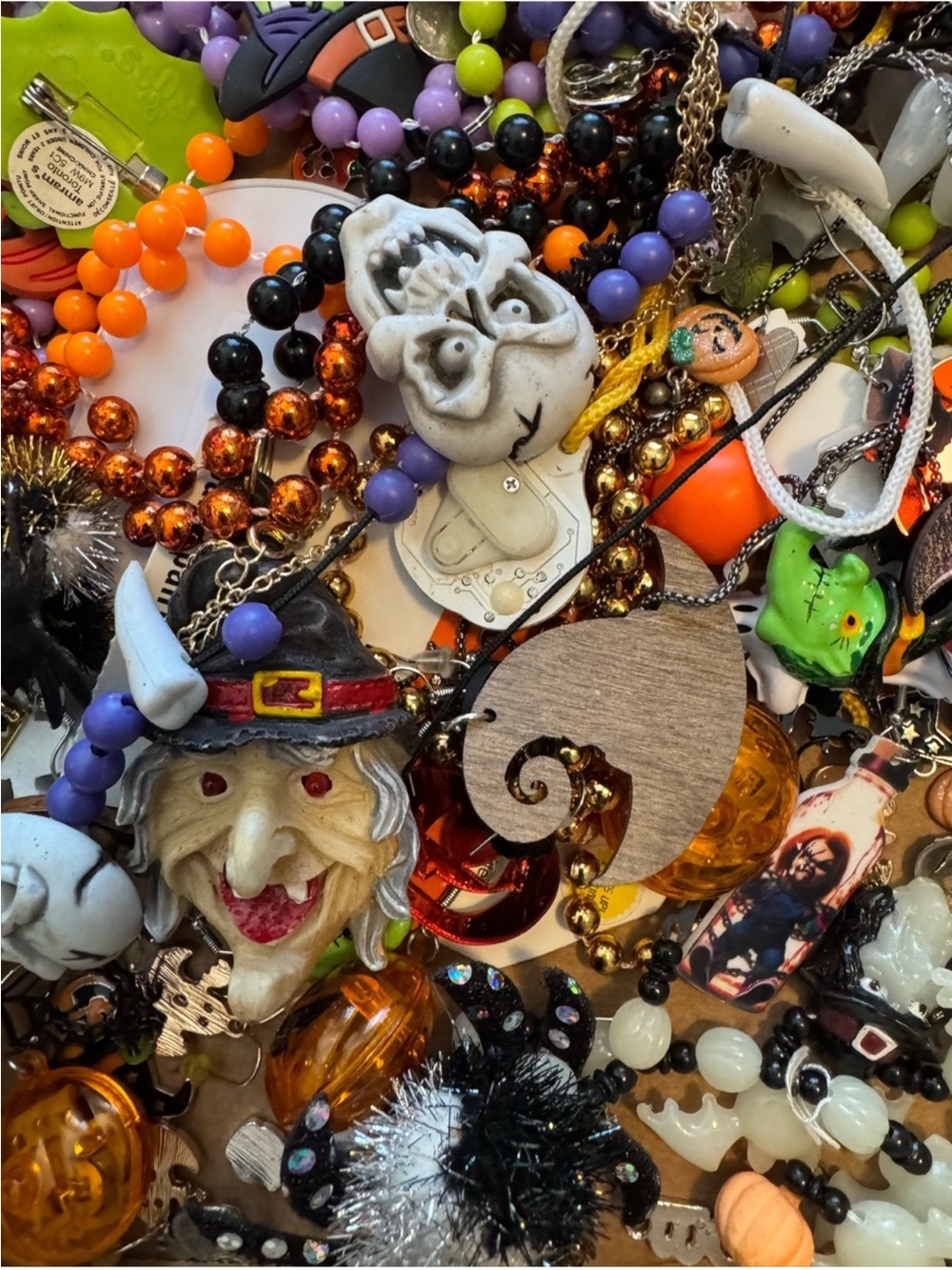 Halloween Craft Jewelry Crafter’s Lot Kitsch Kitschy